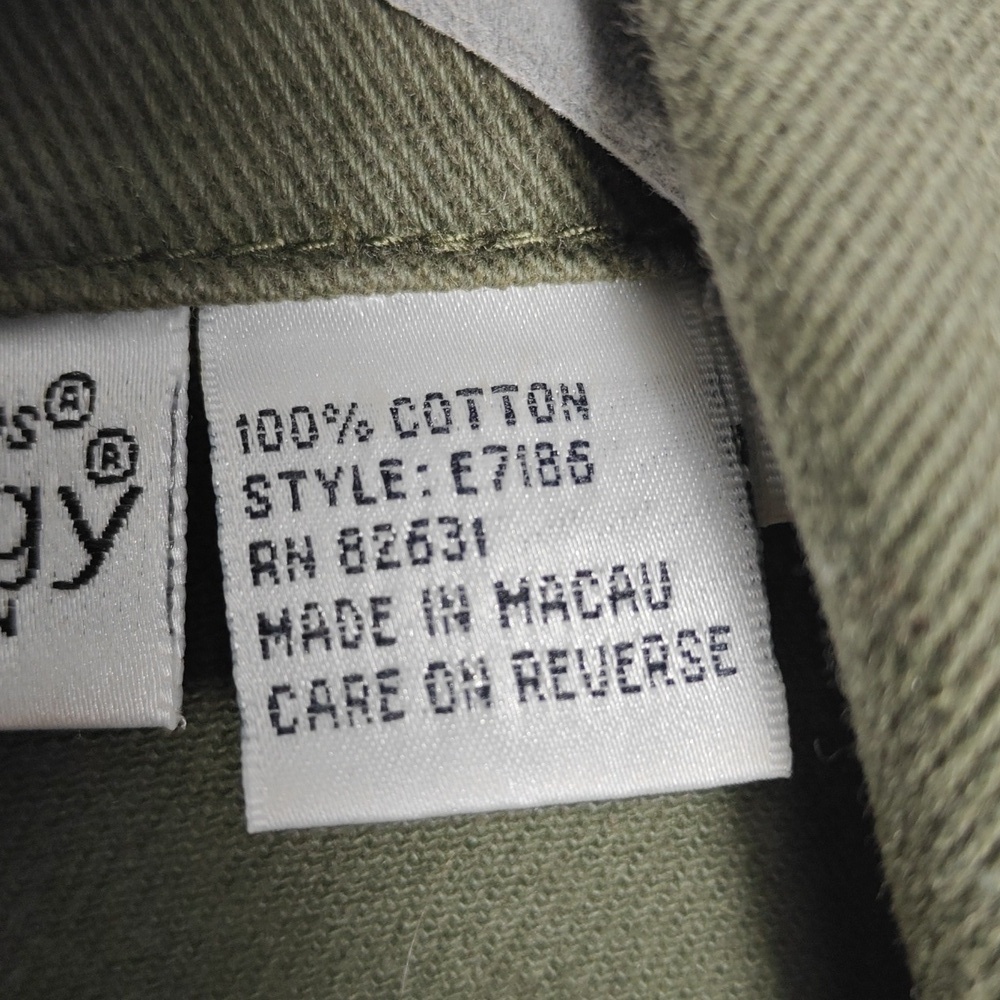 NEWPORT NEWS JEANOLOGY COLLECTION Olive Green Jean Jacket Size 4 - Picture 3 of 16